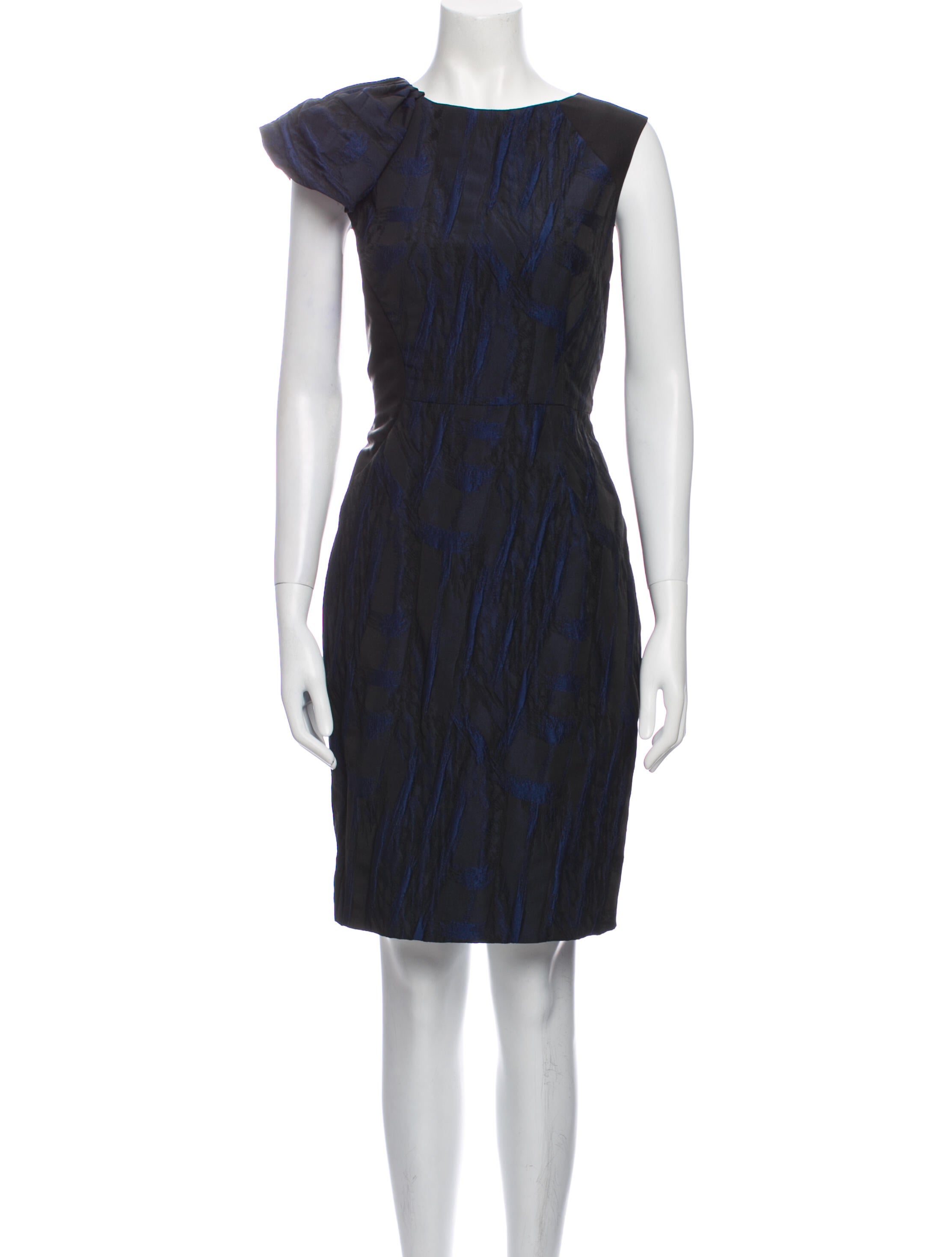 J. Mendel Printed Knee-Length Dress