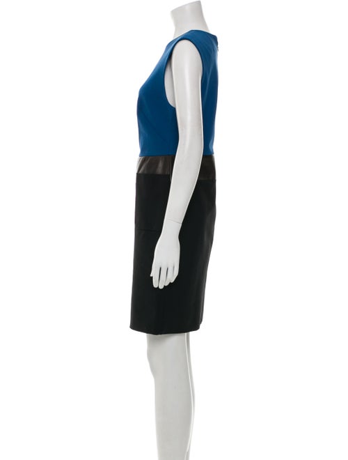 J. Mendel Colorblock Pattern Mini Dress