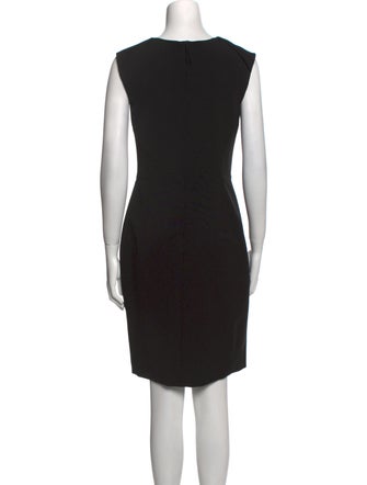 J. Mendel Crew Neck Knee-Length Dress