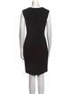 J. Mendel Crew Neck Knee-Length Dress
