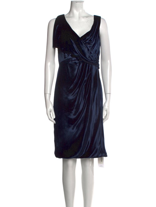 J. Mendel Cowl Neck Knee-Length Dress