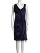J. Mendel Cowl Neck Knee-Length Dress