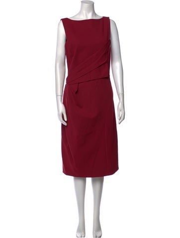 J. Mendel Dresses Bateau Neckline Midi Length Dress XS