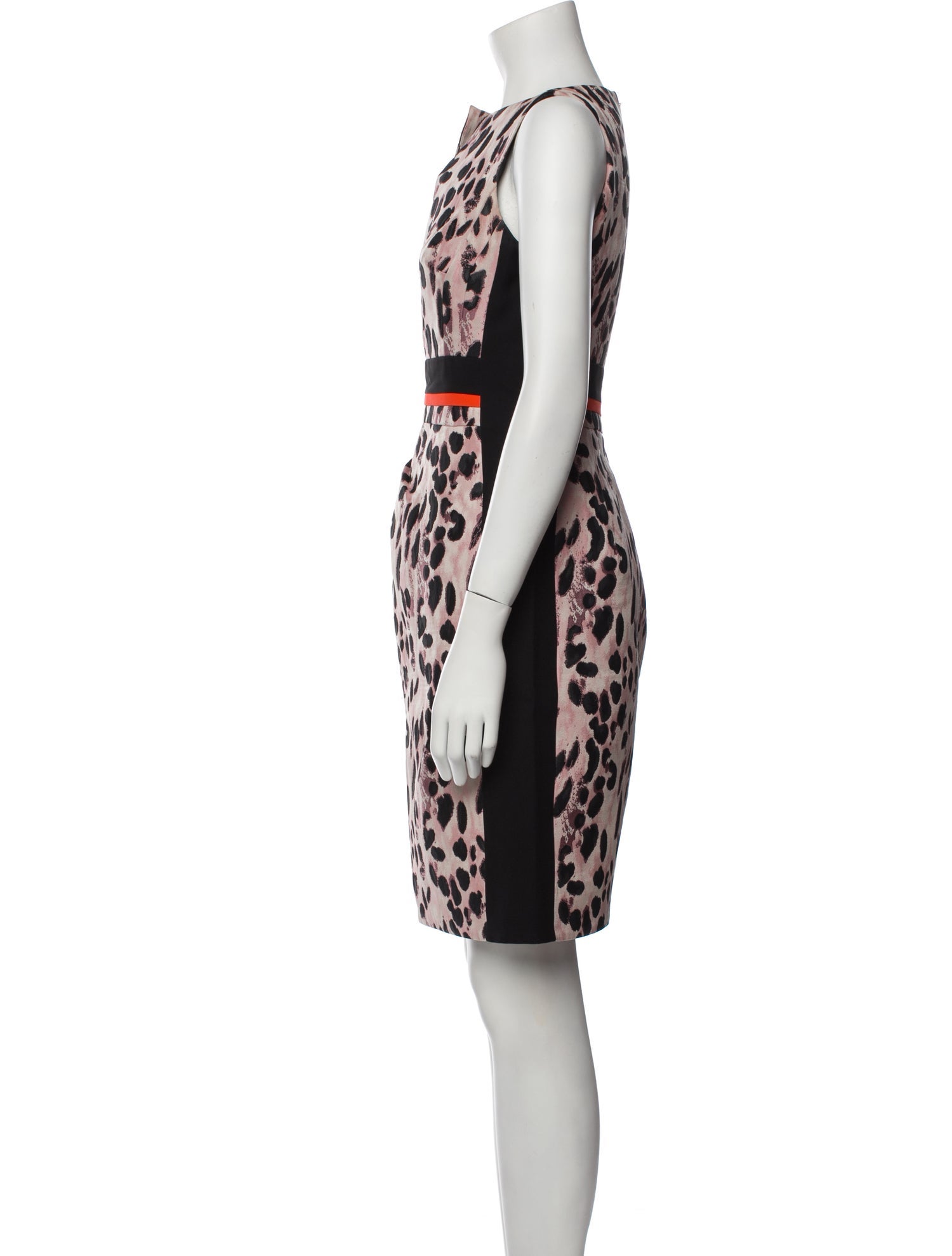 J. Mendel Animal Print Mini Dress