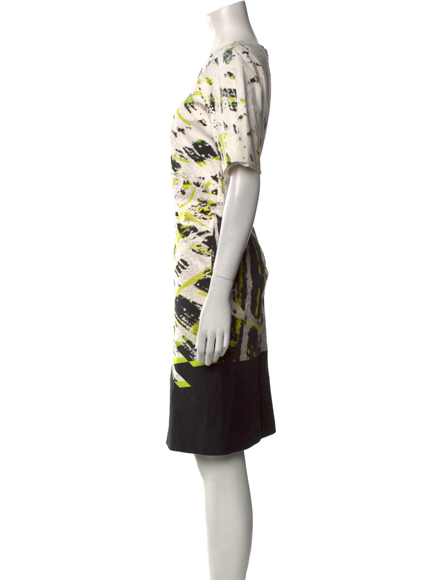 J. Mendel Printed Knee-Length Dress
