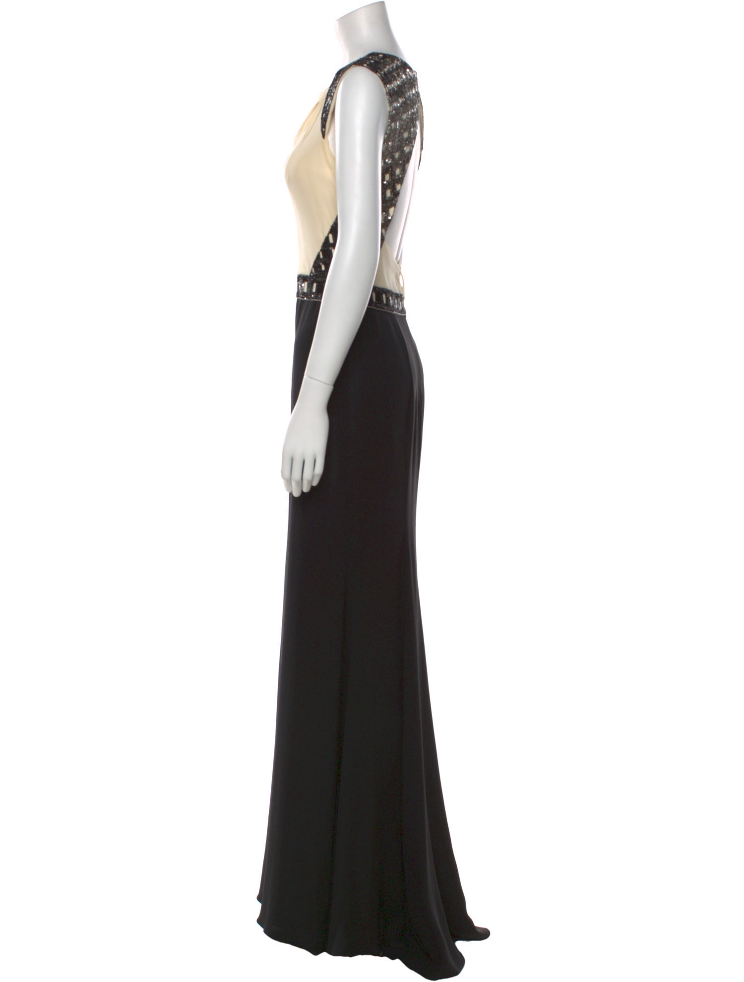 J. Mendel Silk Long Dress