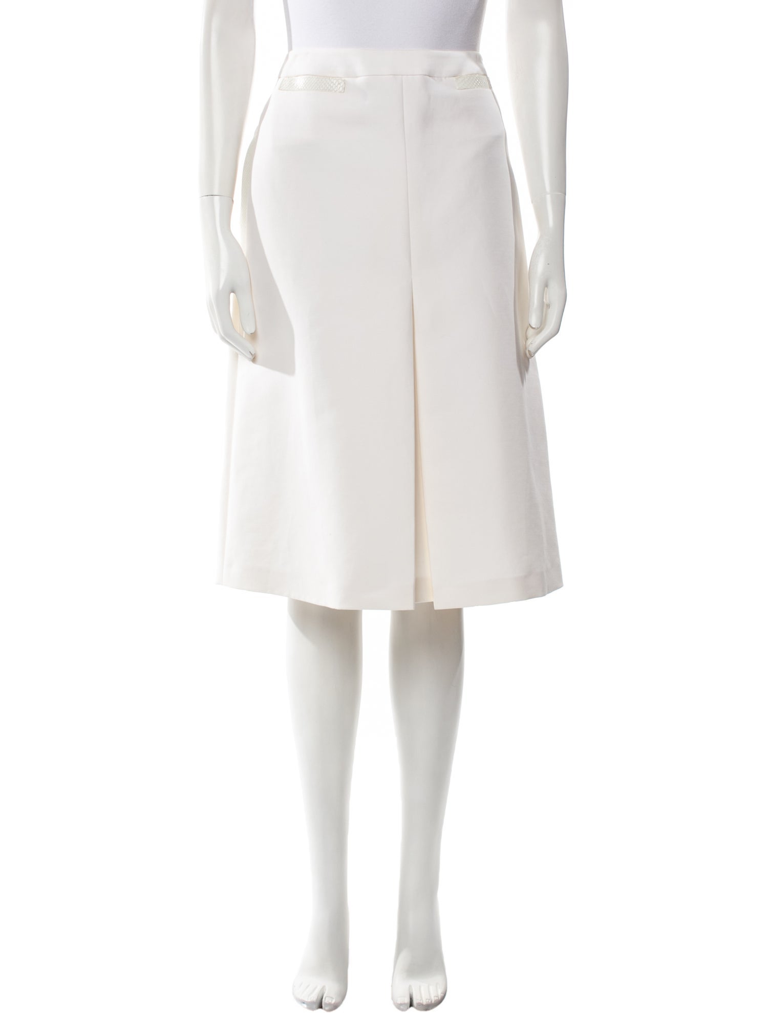 J. Mendel Silk Knee-Length Skirt