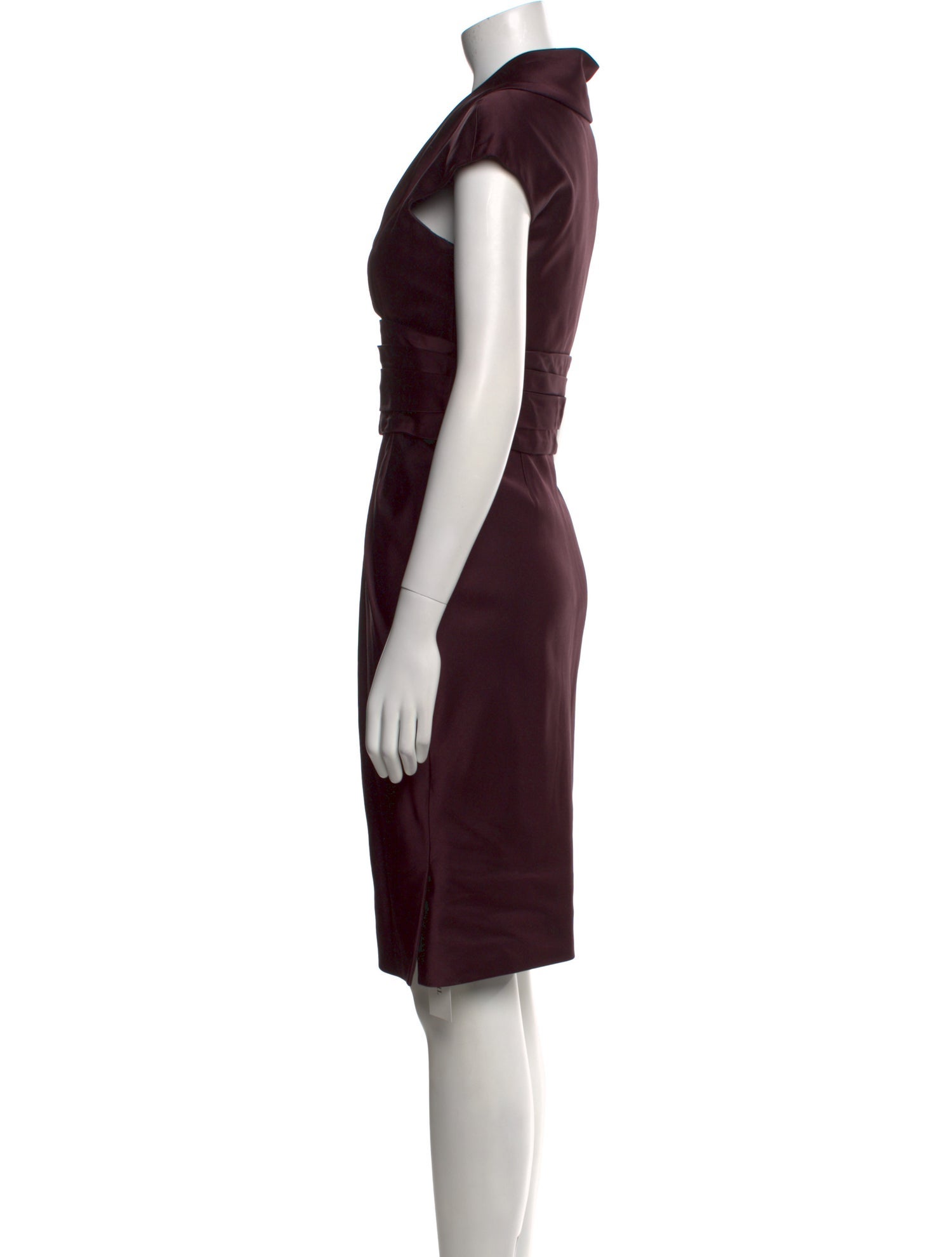 J. Mendel Silk Knee-Length Dress