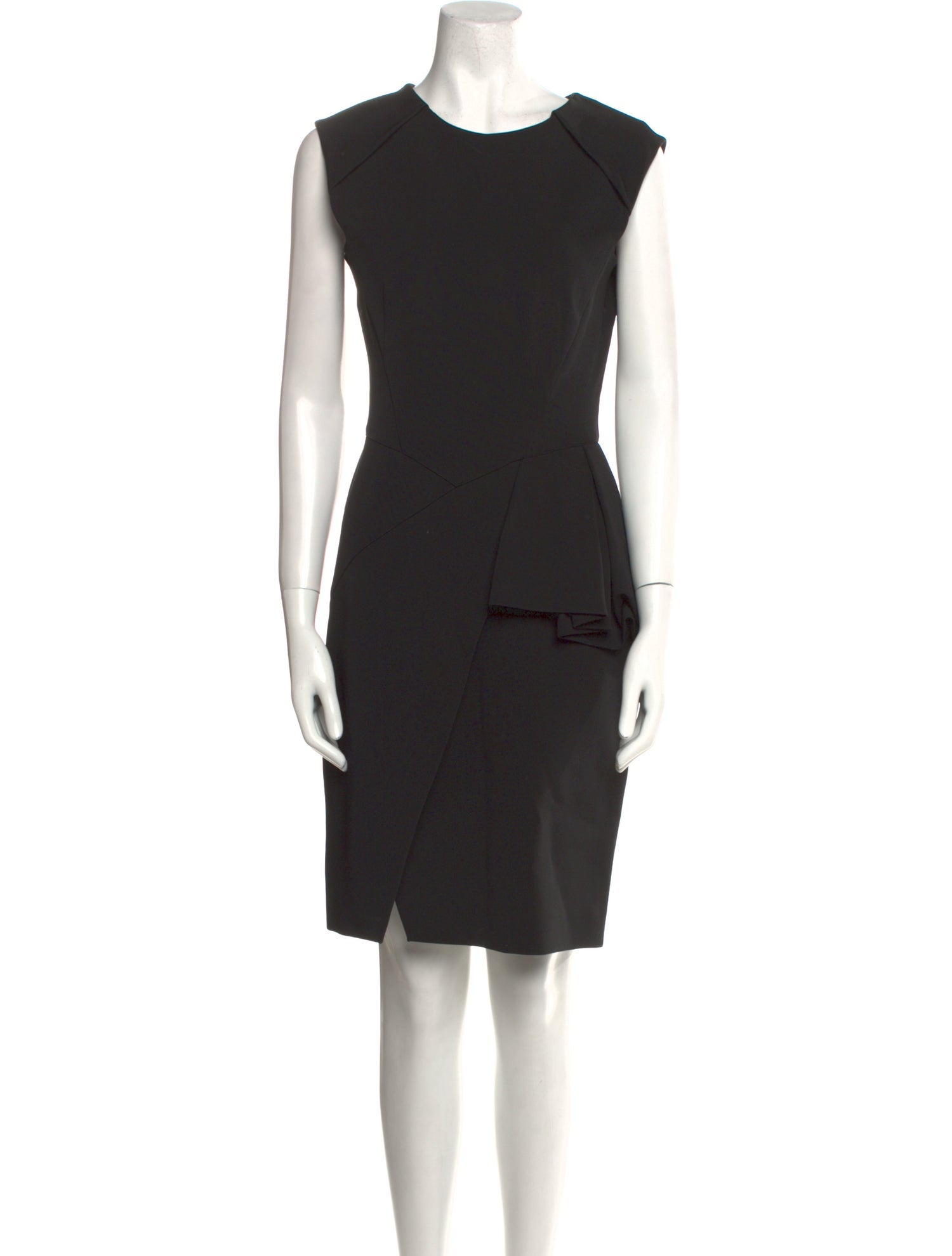 J. Mendel Crew Neck Knee-Length Dress