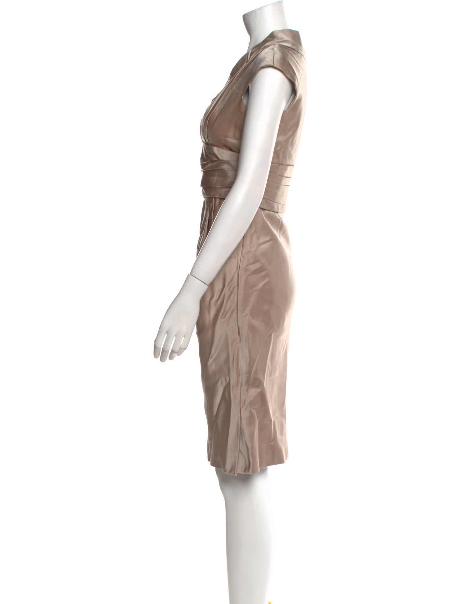 J. Mendel Silk Knee-Length Dress