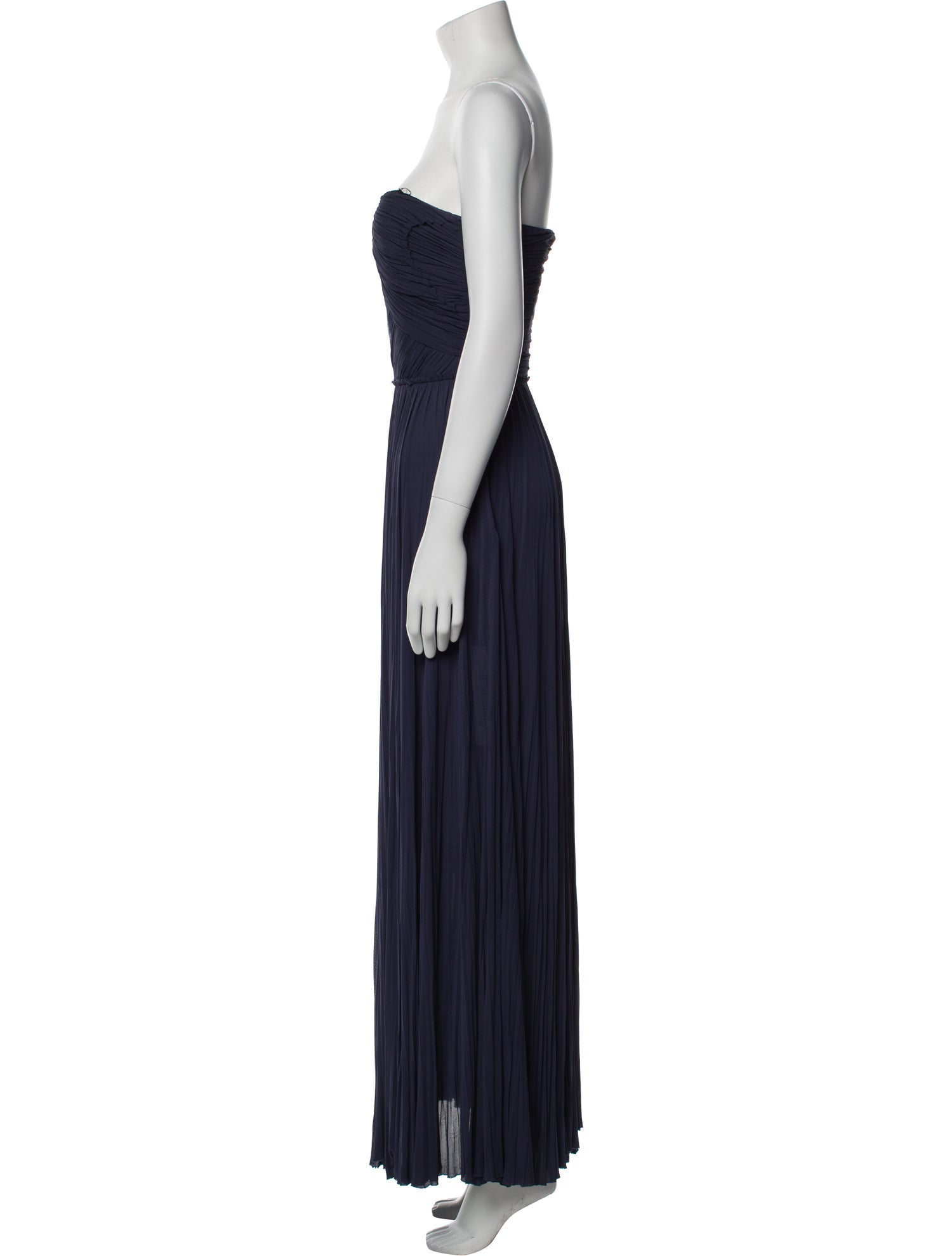 J. Mendel Strapless Long Dress