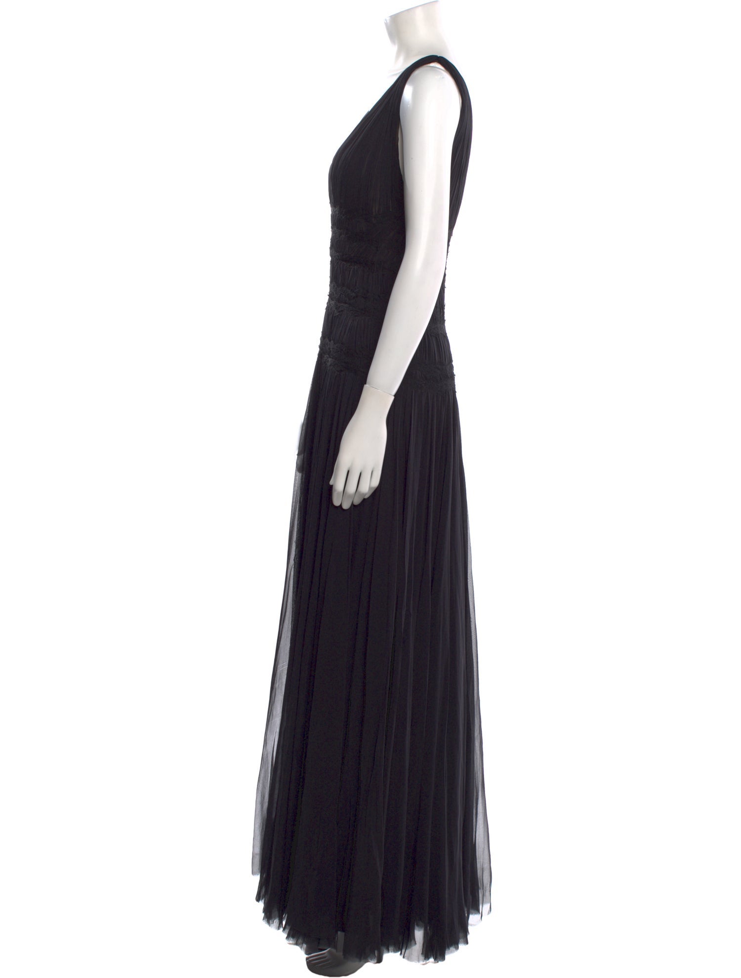 J. Mendel Silk Long Dress