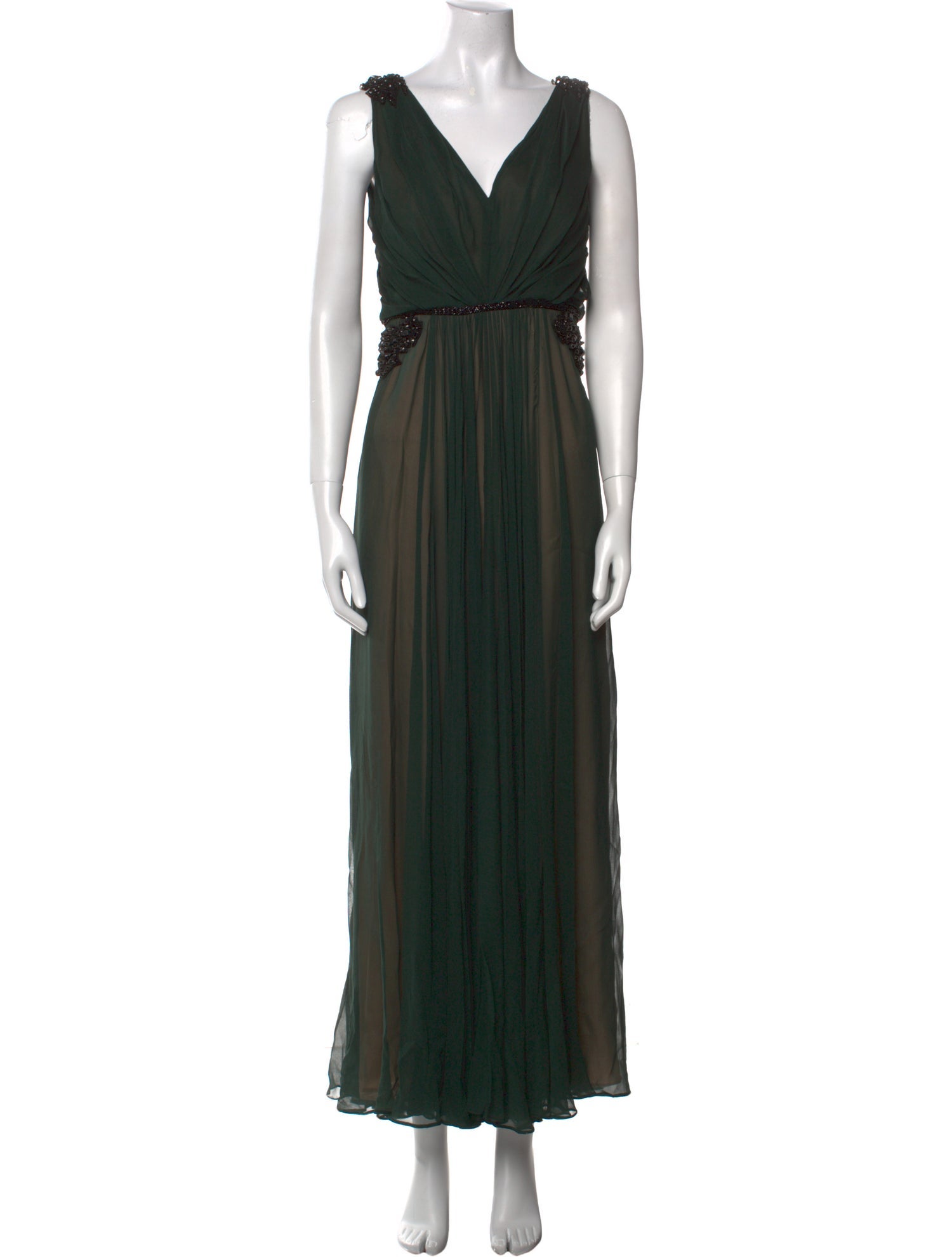 J. Mendel Silk Long Dress