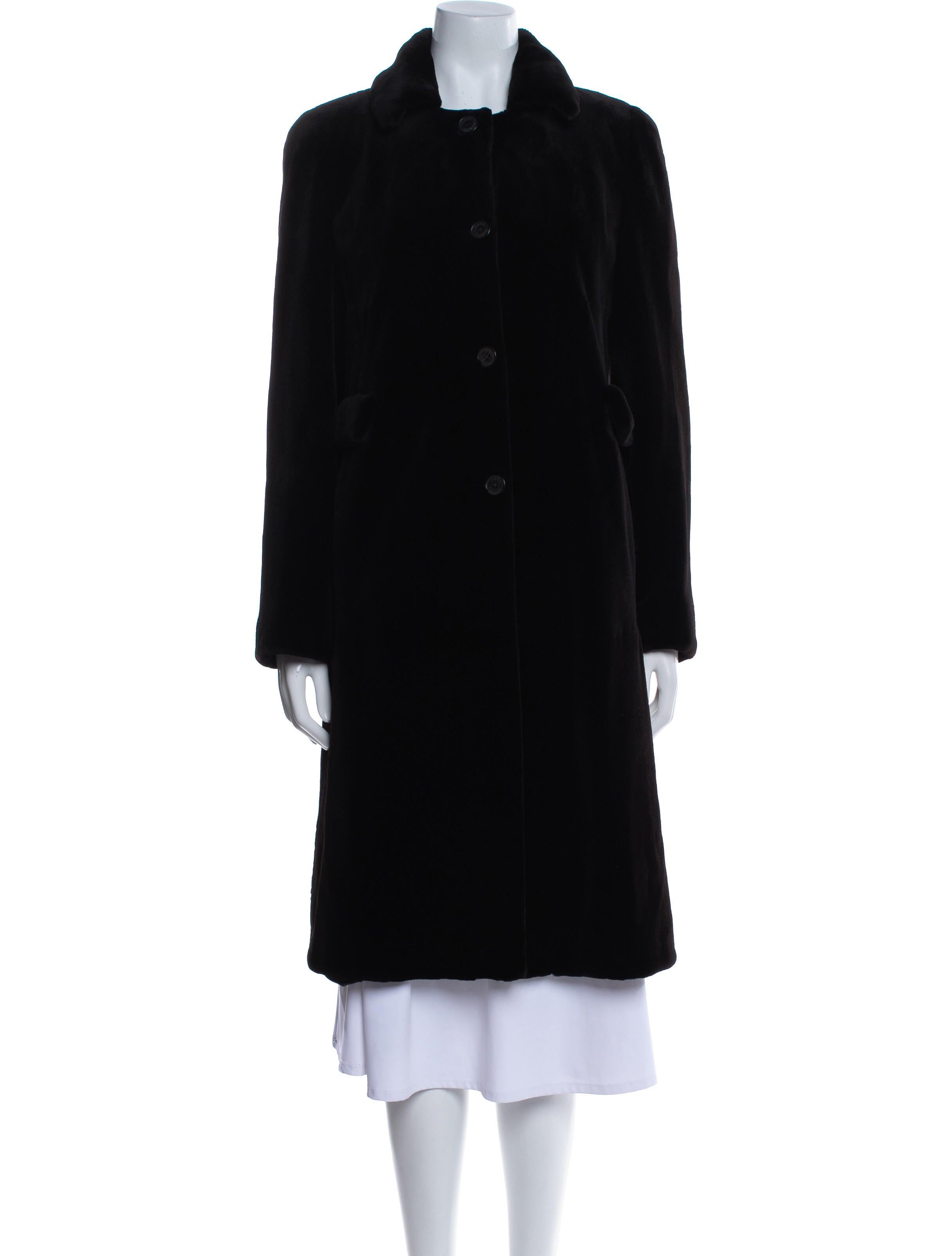 J. Mendel Mink Faux Fur Coat