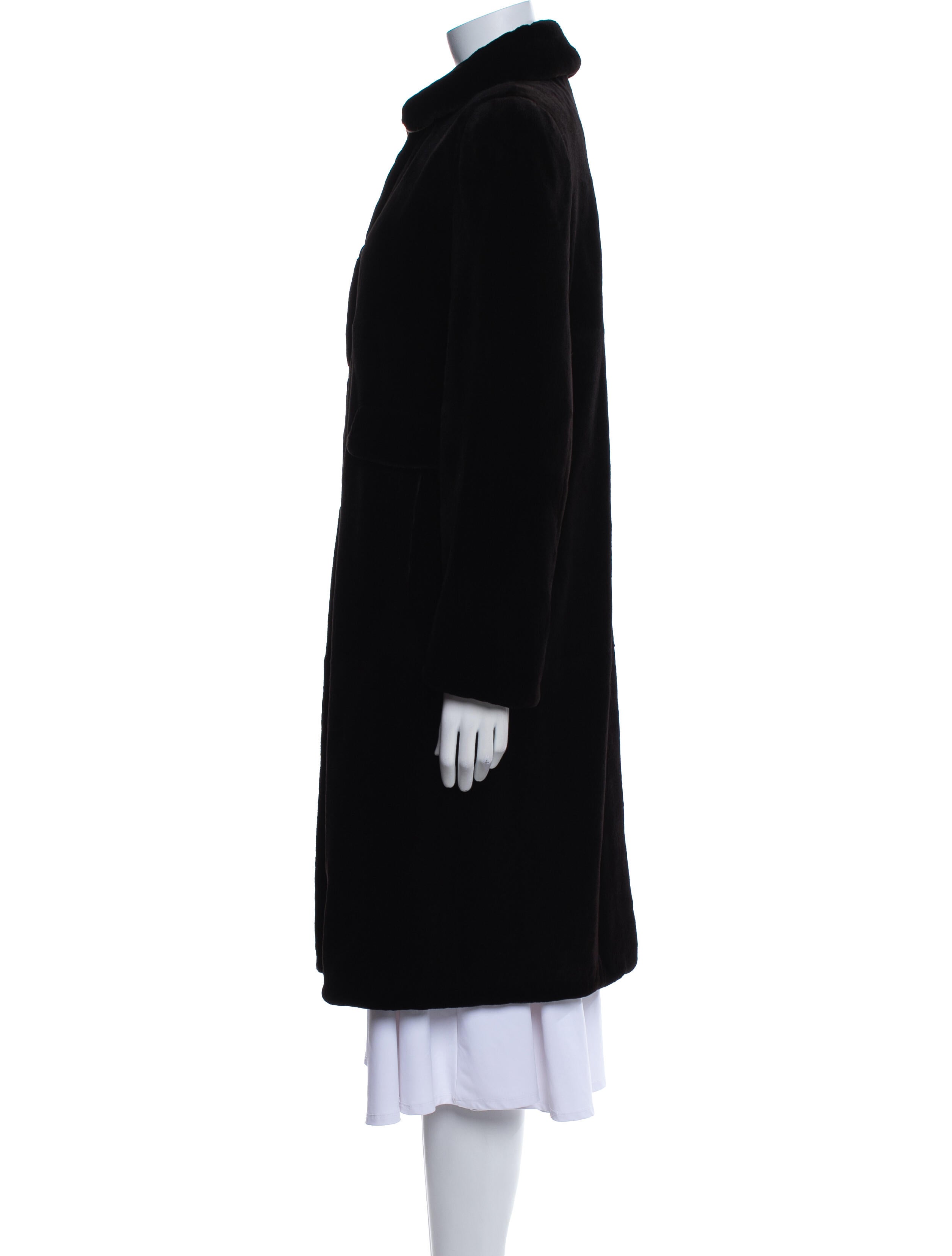 J. Mendel Mink Faux Fur Coat