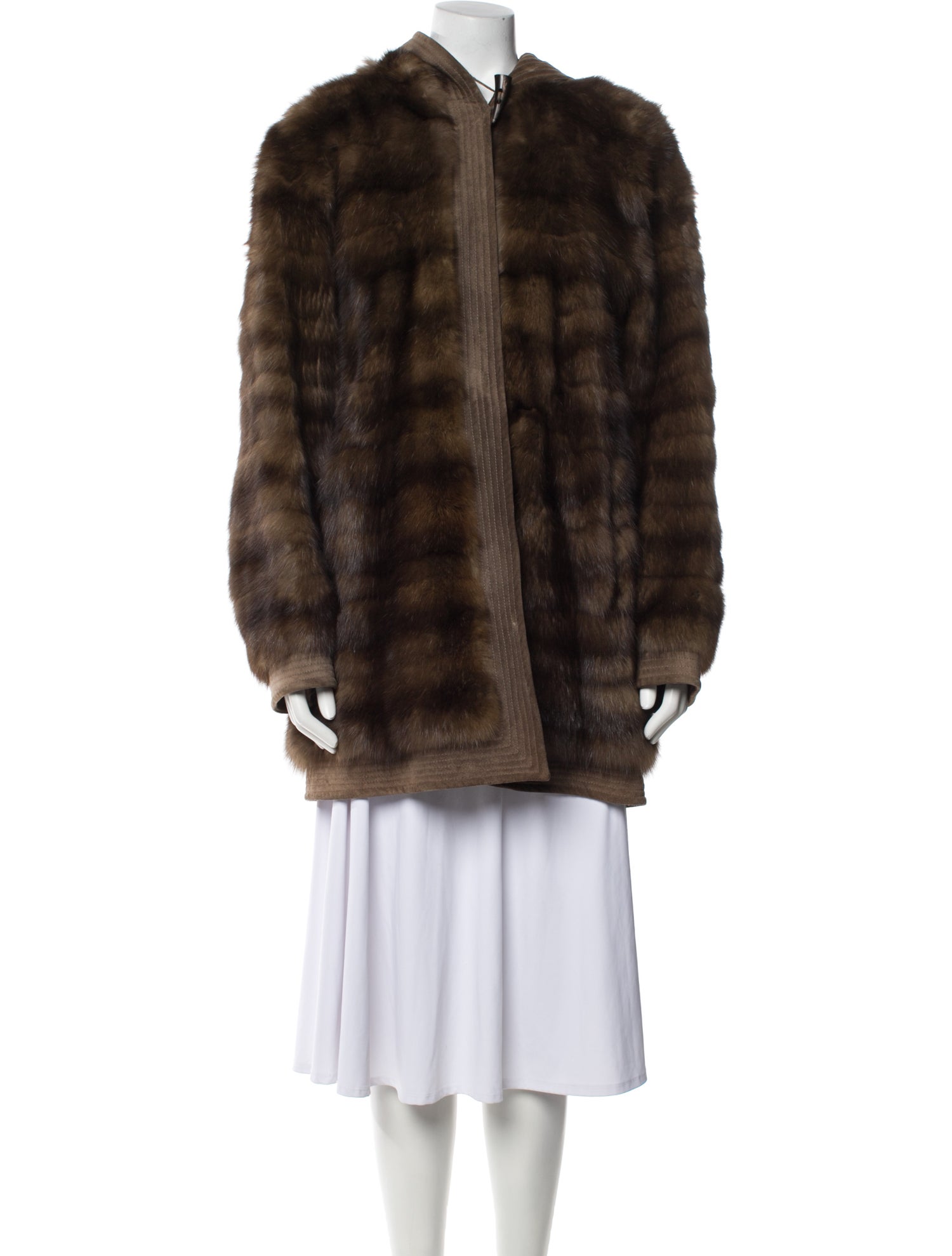 J. Mendel Fur Faux Fur Coat