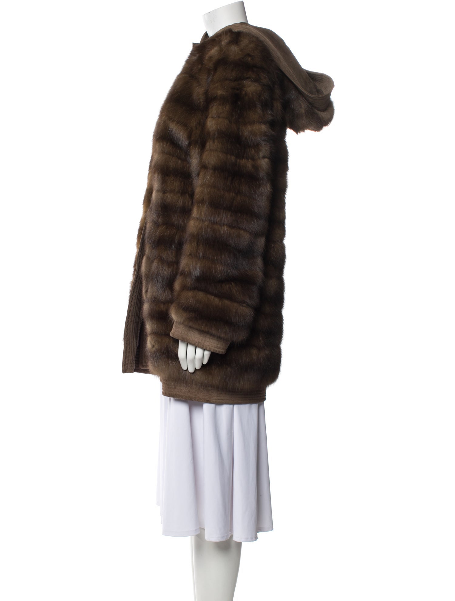 J. Mendel Fur Faux Fur Coat