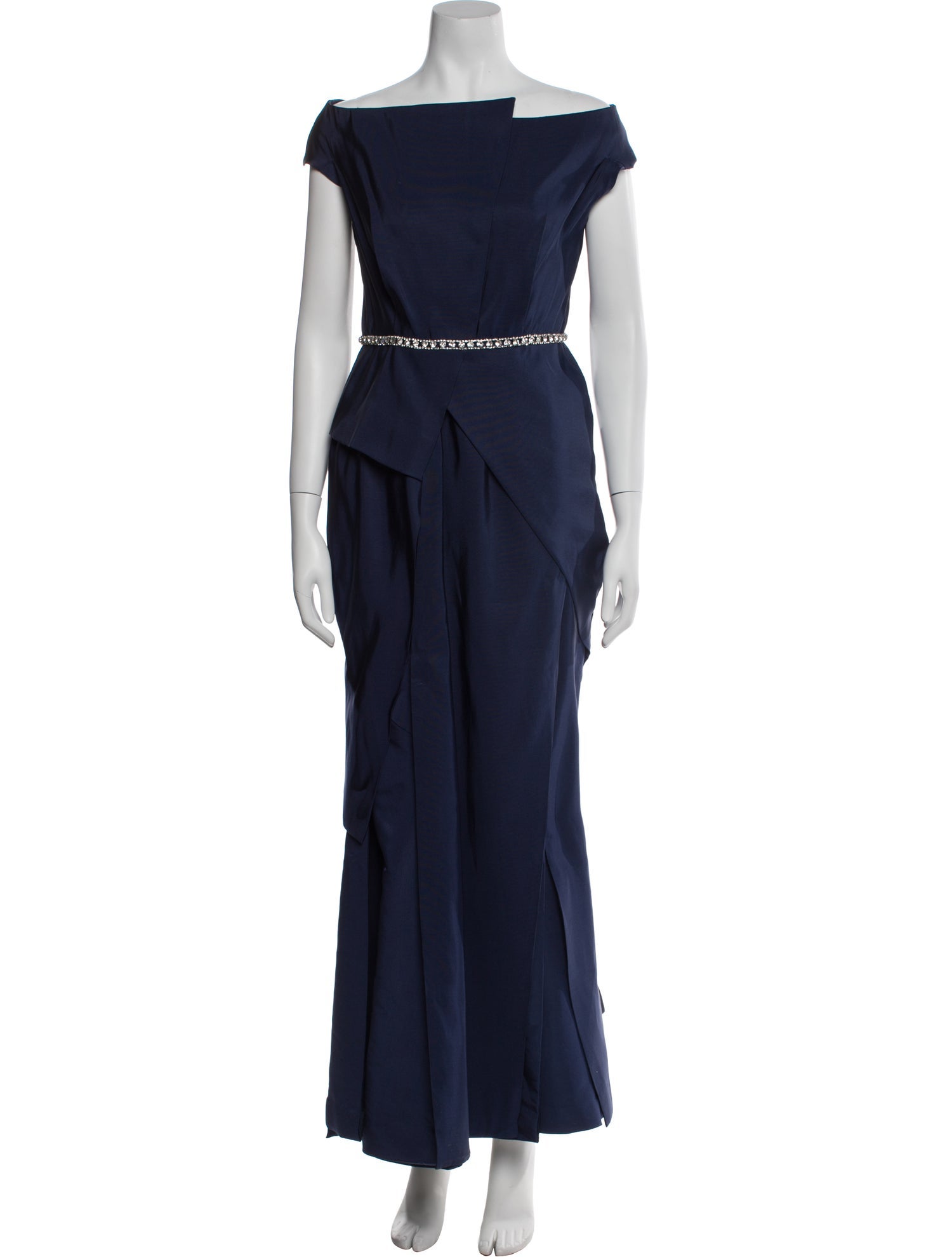 J. Mendel Off-The-Shoulder Long Dress