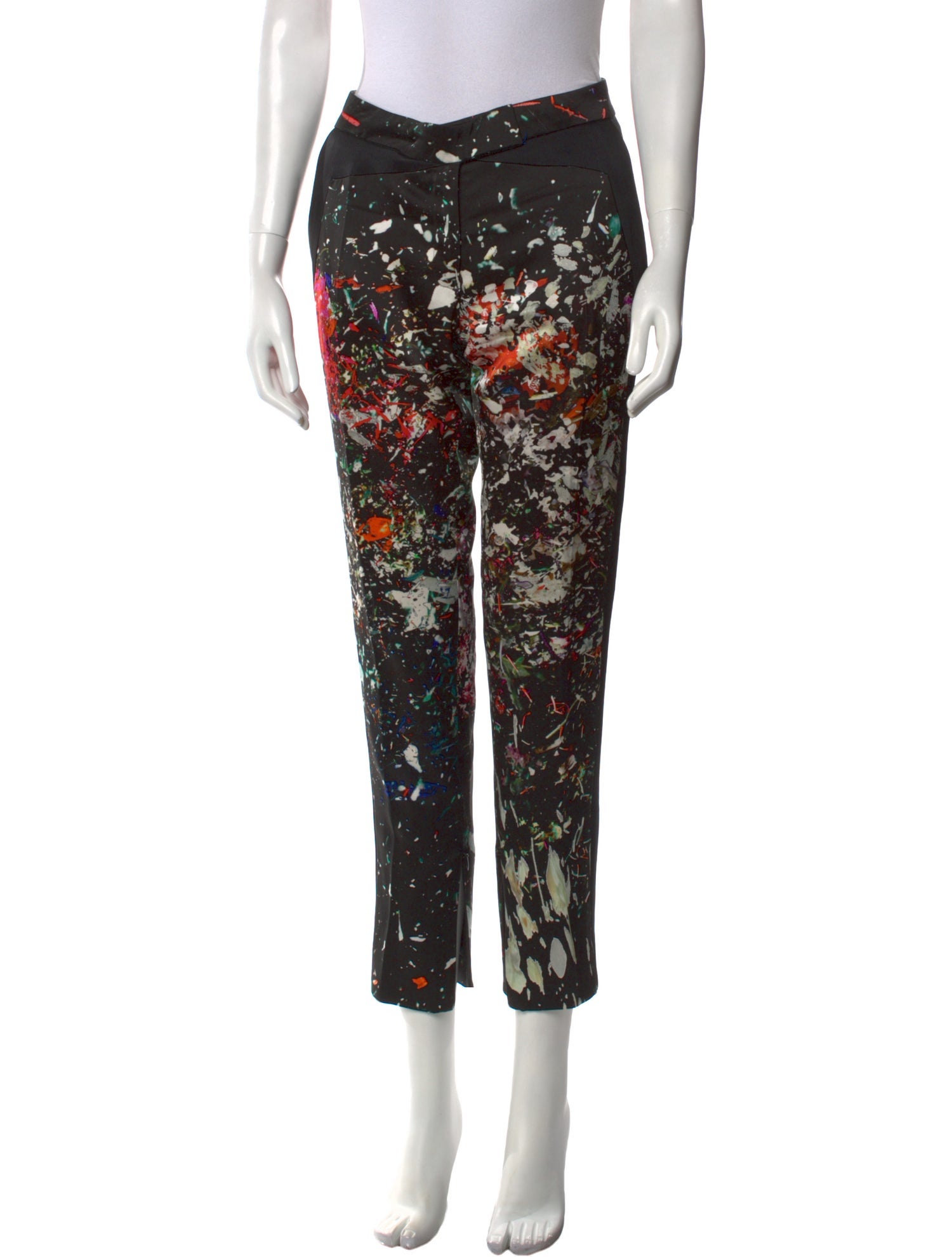 J. Mendel Silk Straight Leg Pants