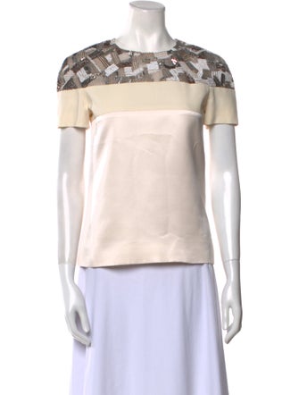 J. Mendel Silk Printed Top
