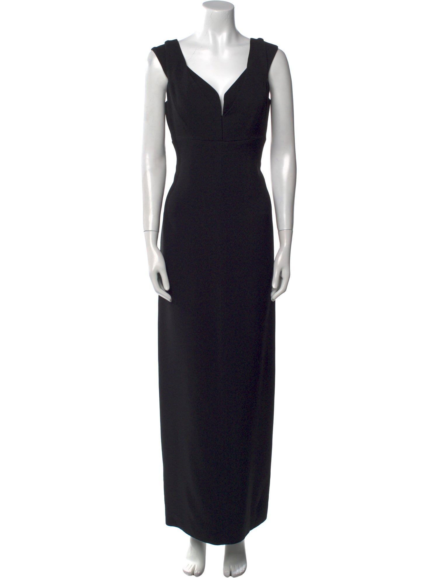 J. Mendel V-Neck Long Dress