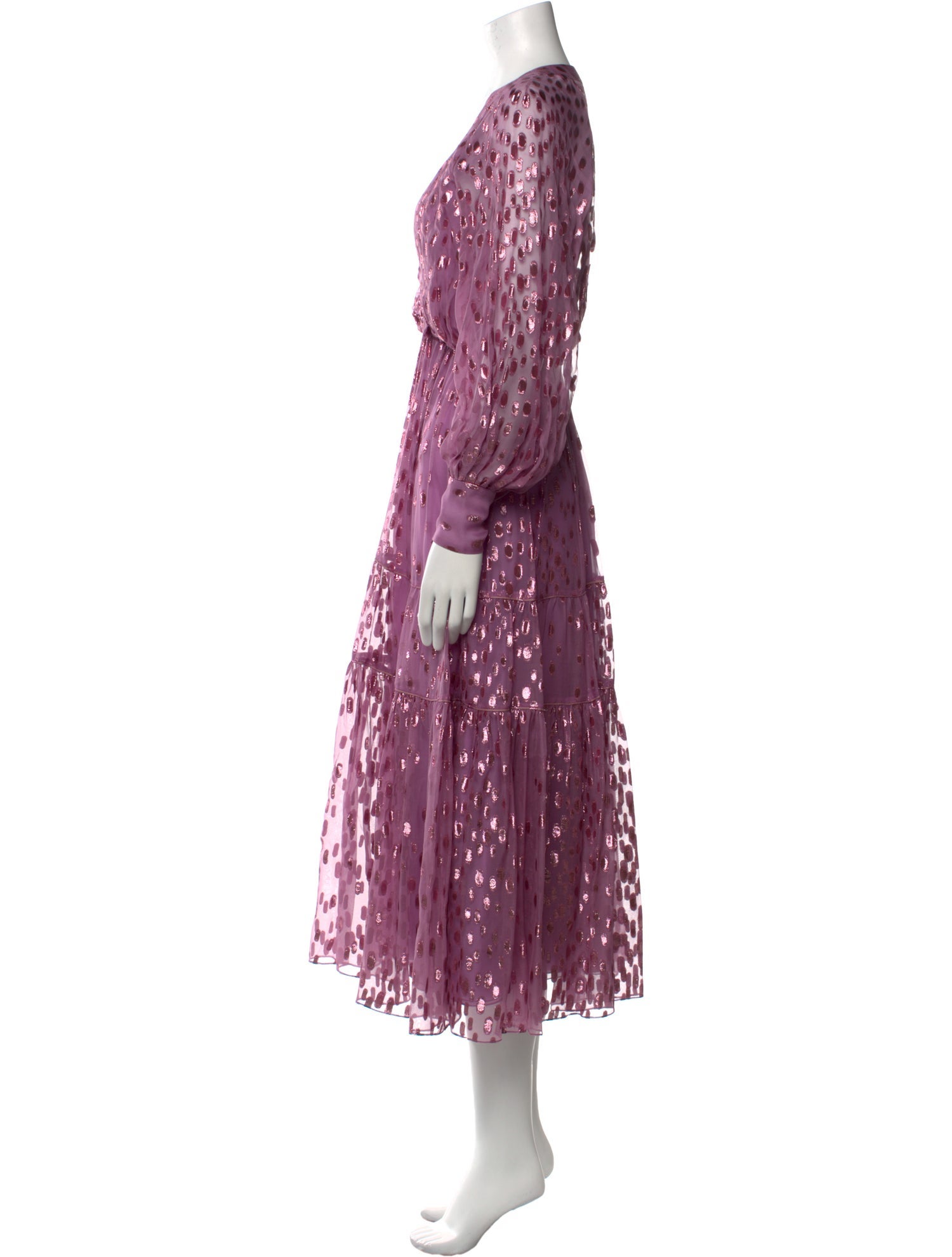 J. Mendel Silk Long Dress