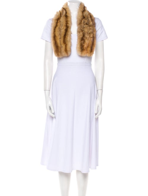 J. Mendel Red Fox Scarf