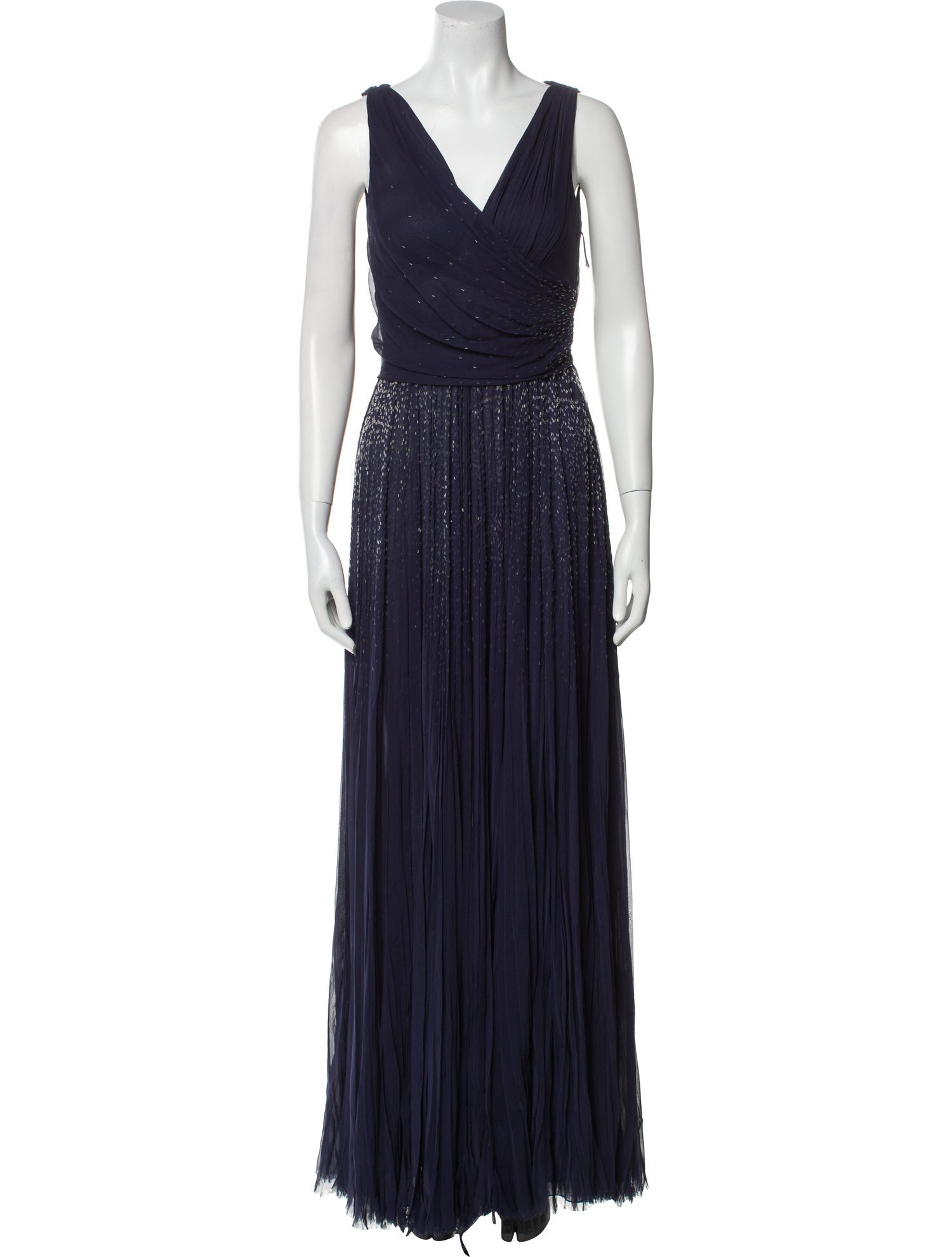 J. Mendel Silk Long Dress