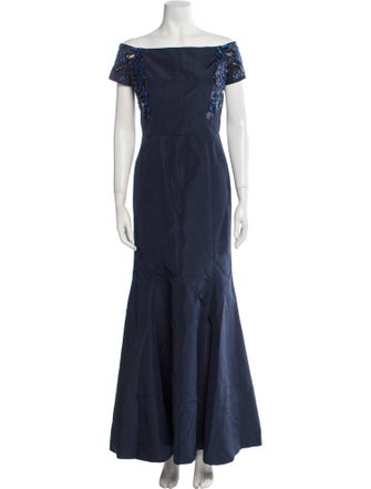 J. Mendel Silk Long Dress