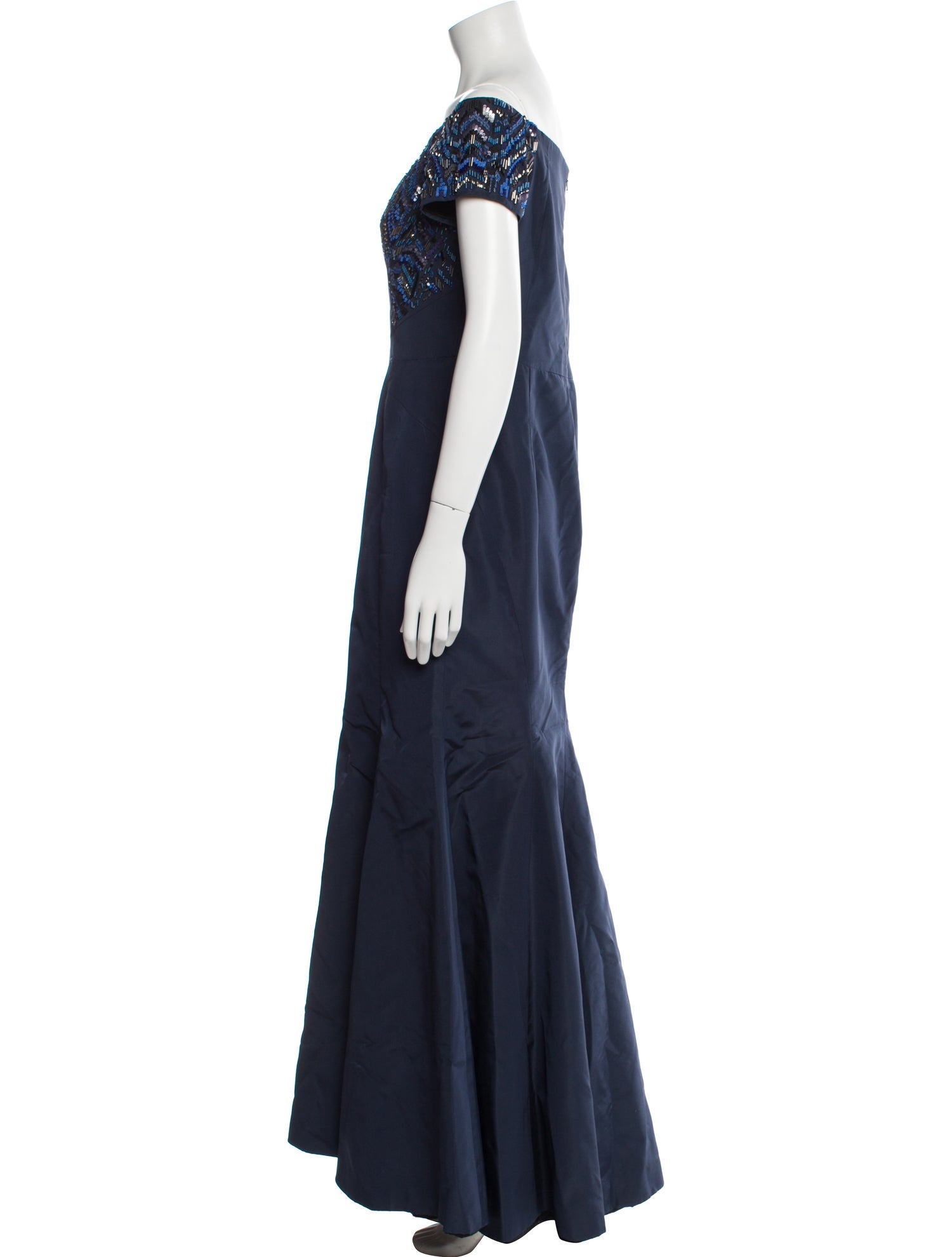 J. Mendel Silk Long Dress