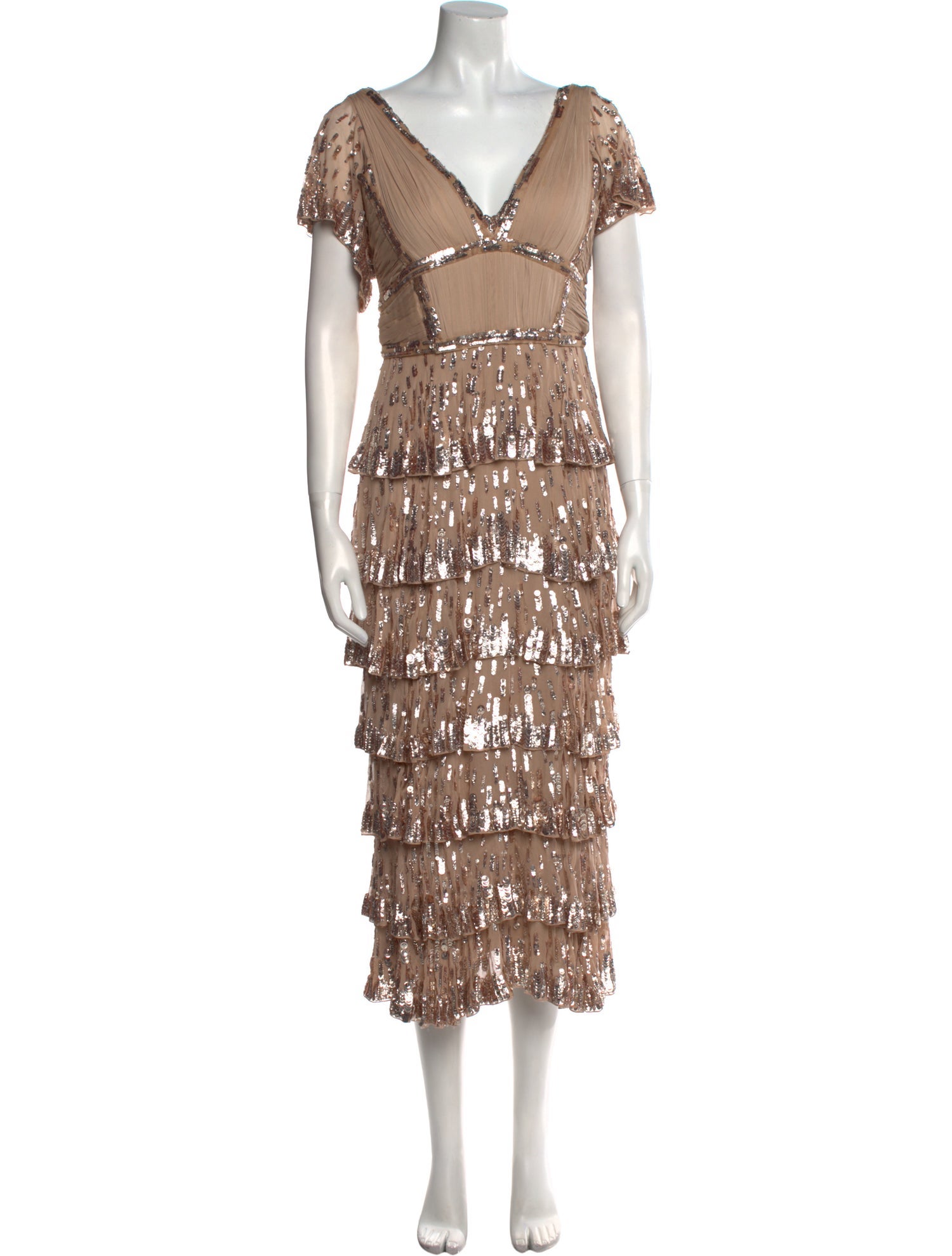 J. Mendel Silk Long Dress