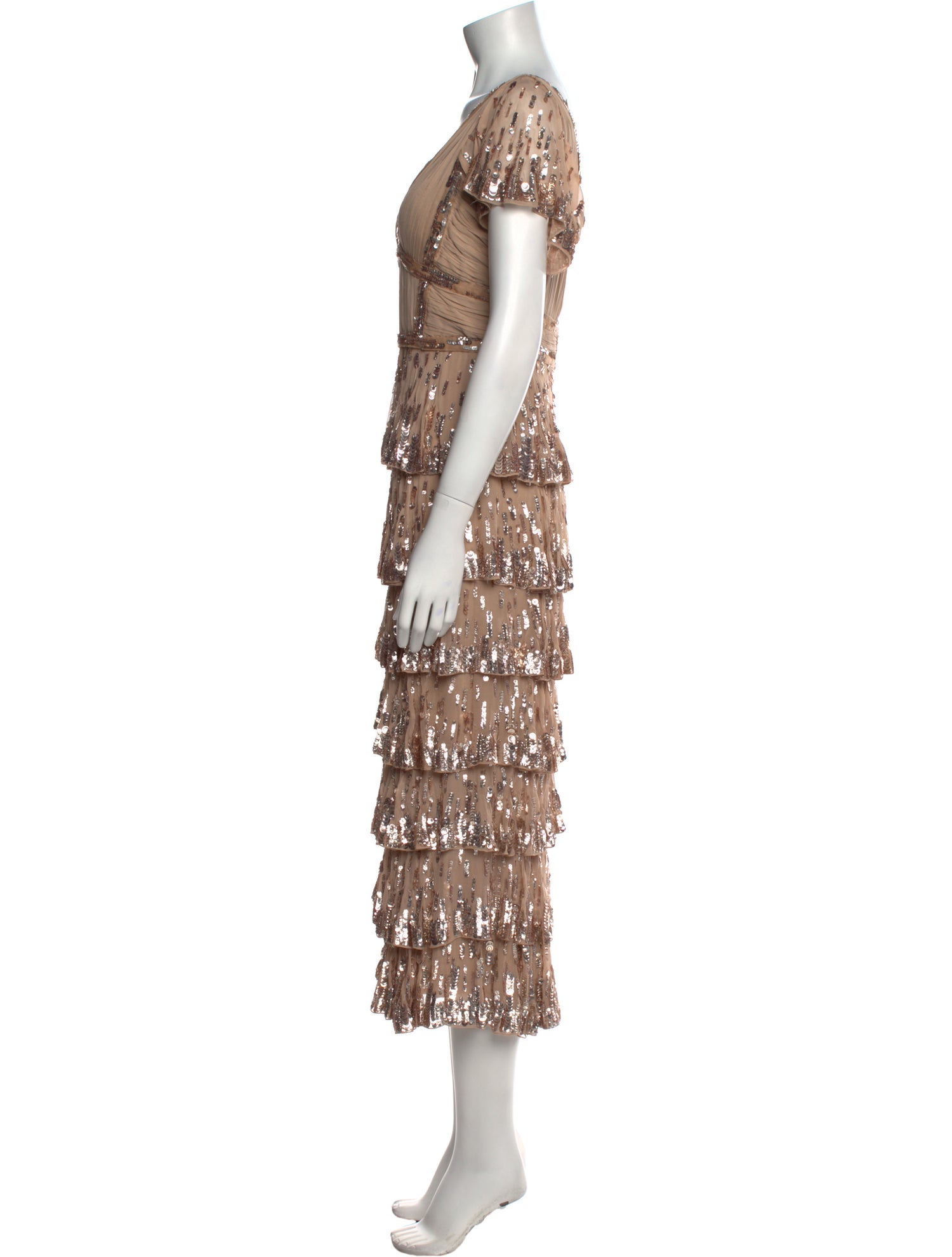 J. Mendel Silk Long Dress