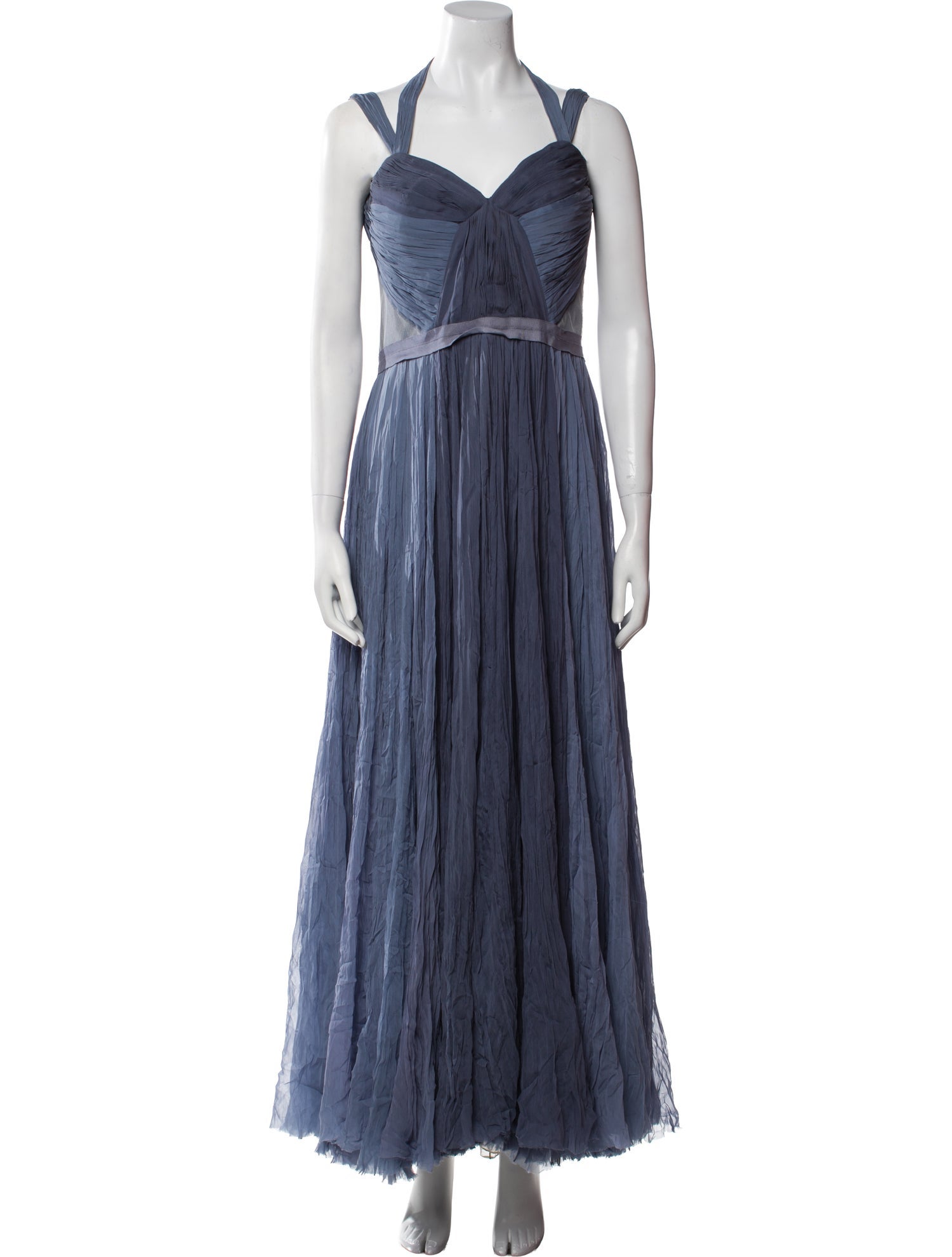 J. Mendel Silk Long Dress