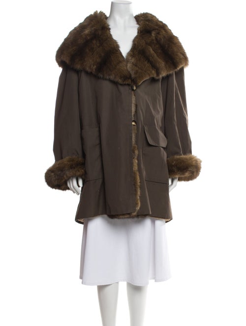 J. Mendel Mink Faux Fur Coat