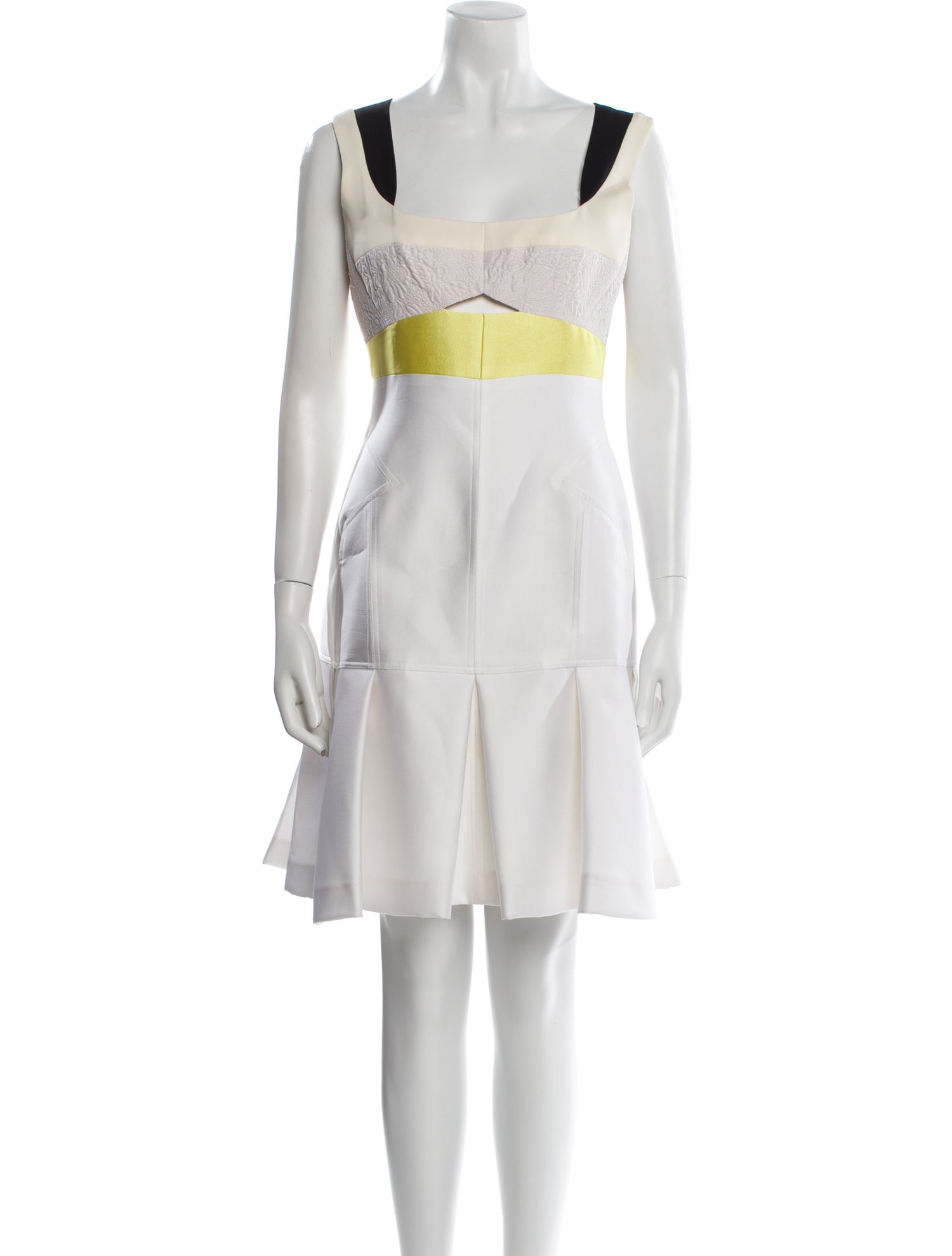 J. Mendel Wool Knee-Length Dress