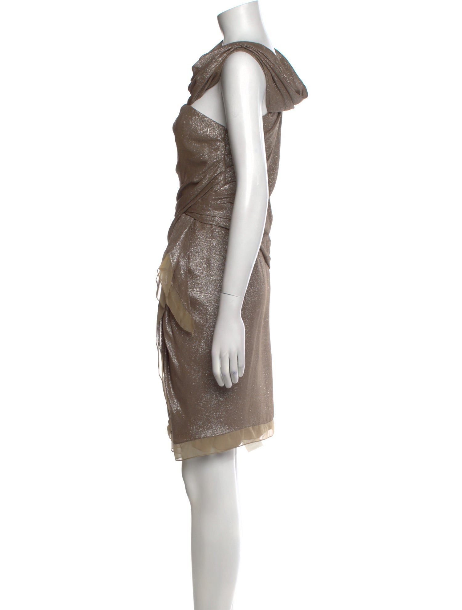 J. Mendel Silk Mini Dress