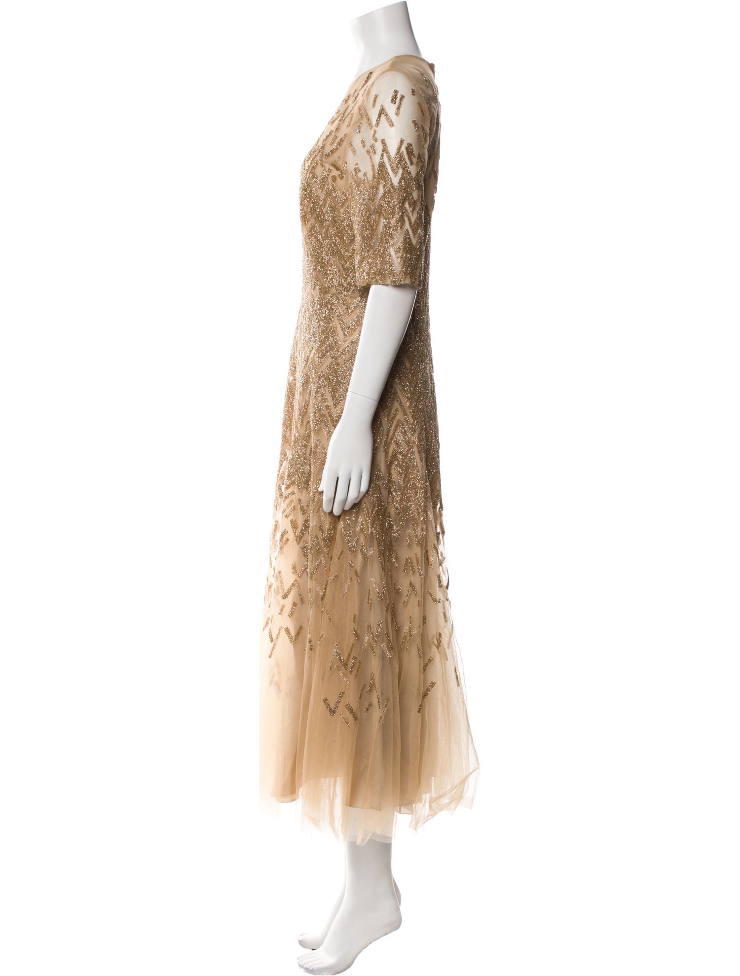 J. Mendel Nylon Long Dress