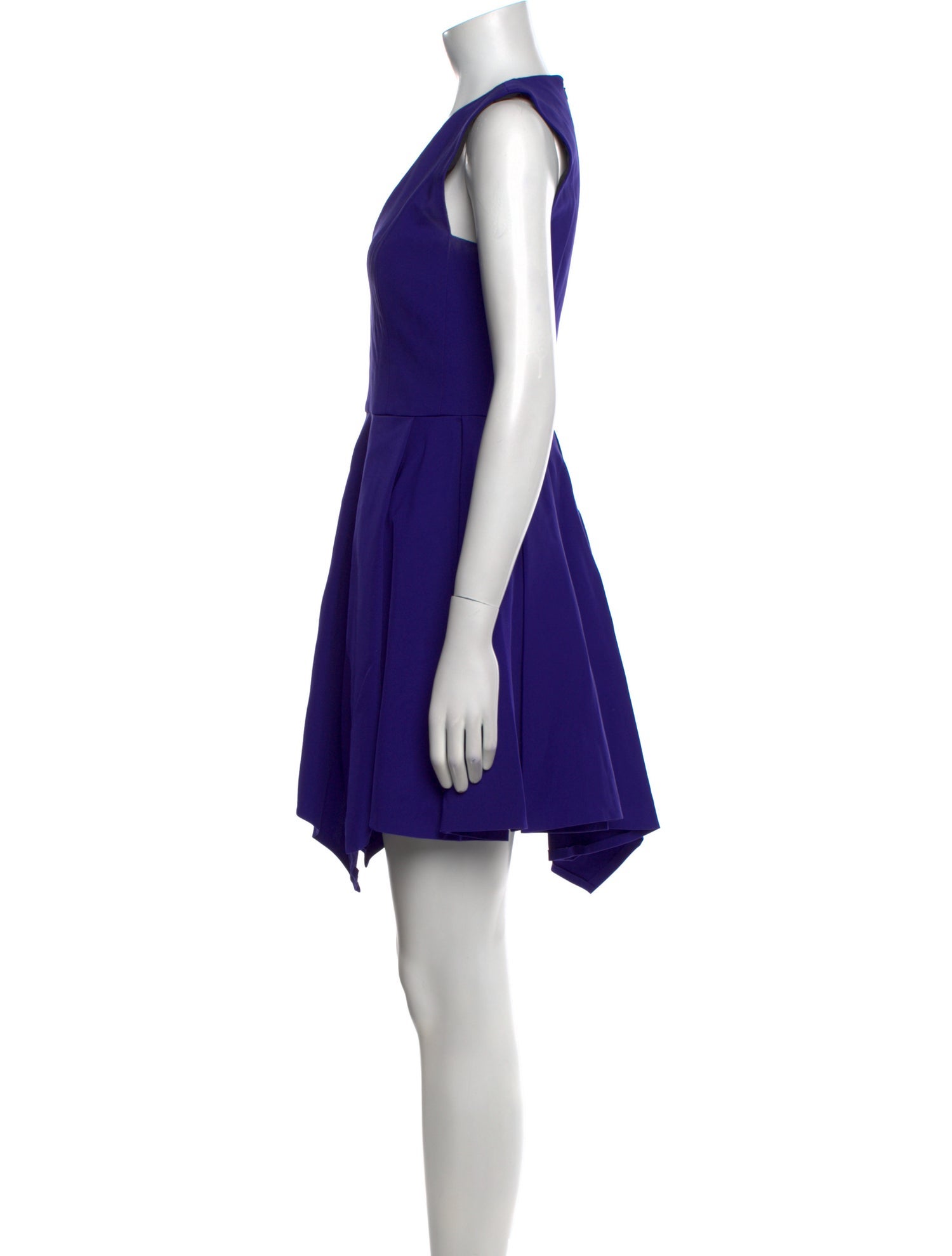 J. Mendel V-Neck Mini Dress