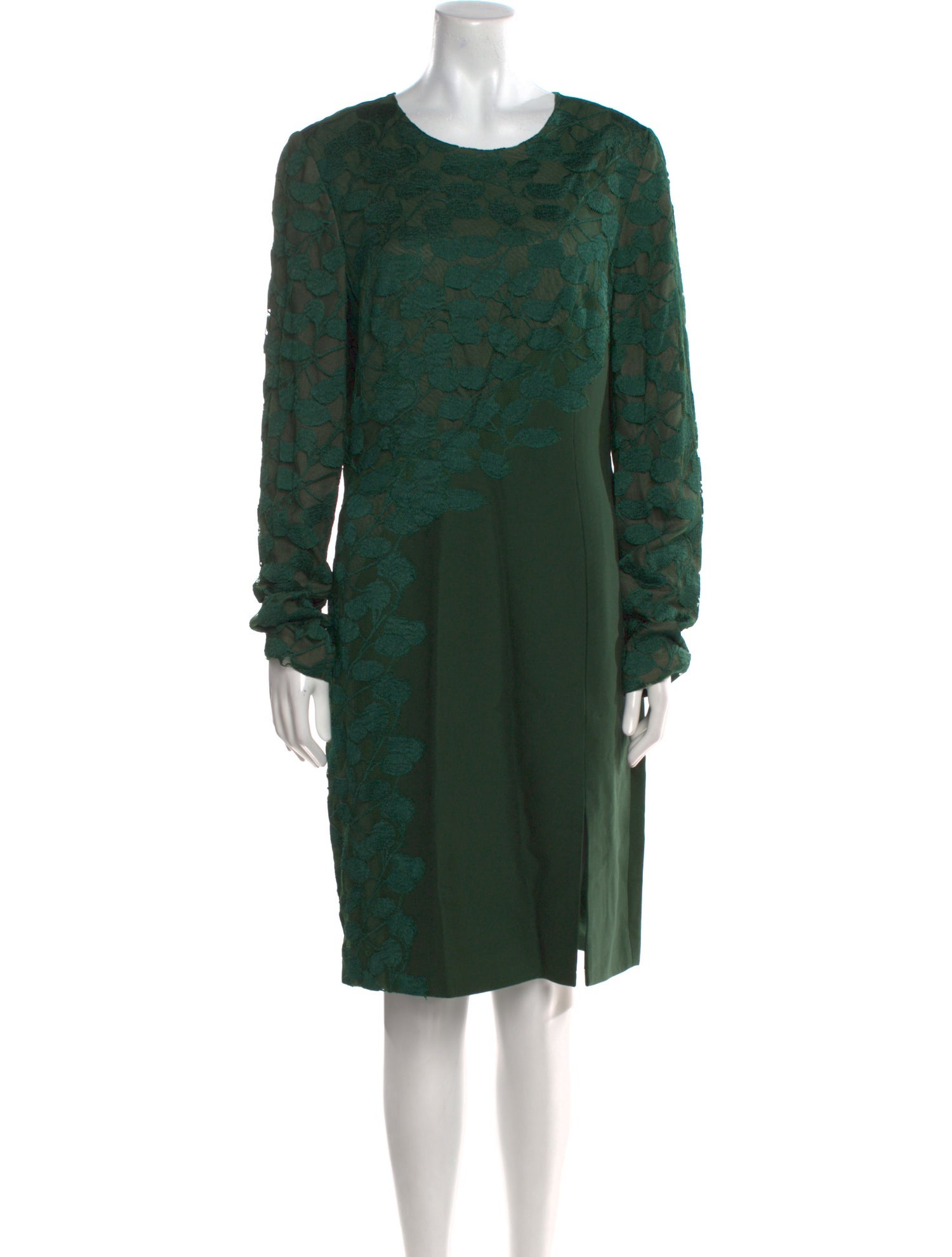 J. Mendel Floral Print Knee-Length Dress w/ Tags