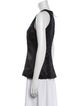 J. Mendel Crew Neck Sleeveless Top