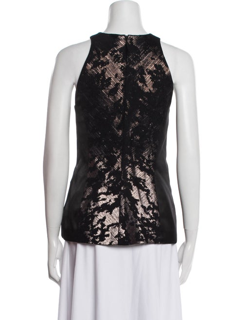 J. Mendel Crew Neck Sleeveless Top