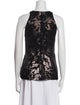 J. Mendel Crew Neck Sleeveless Top