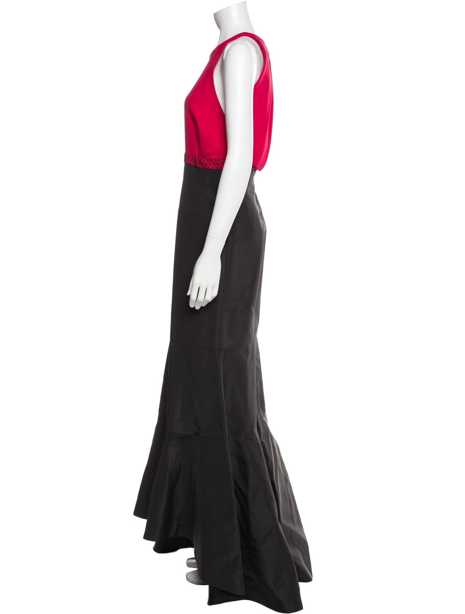 J. Mendel Silk Long Dress