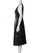 J. Mendel Leather Midi Length Dress