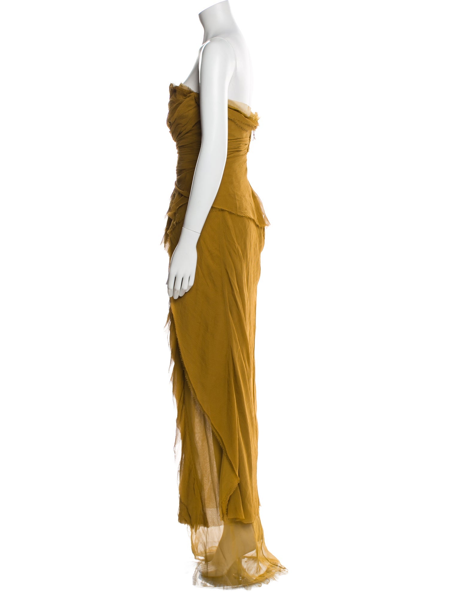 J. Mendel Silk Long Dress