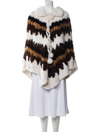 J. Mendel Fur Striped Jacket