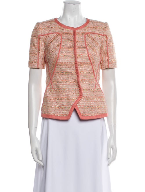 J. Mendel Floral Print Evening Jacket