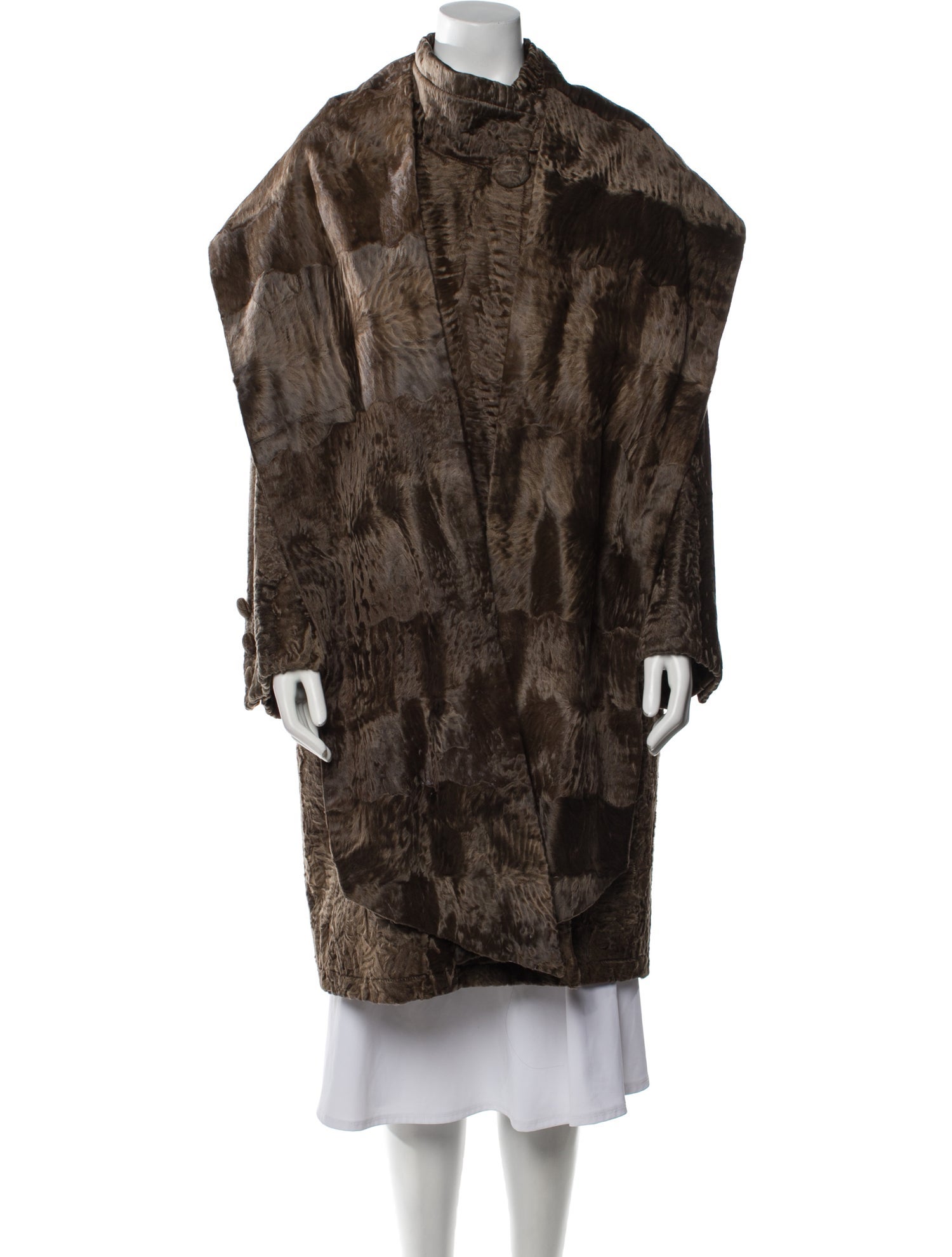 J. Mendel Animal Print Fur Coat