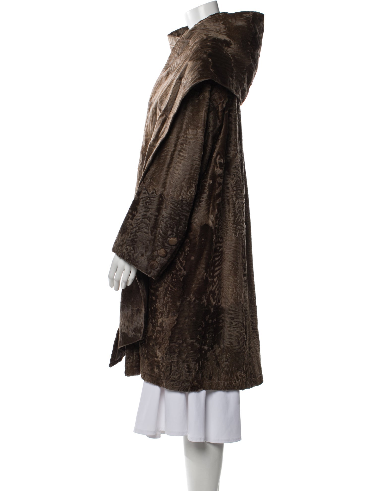 J. Mendel Animal Print Fur Coat