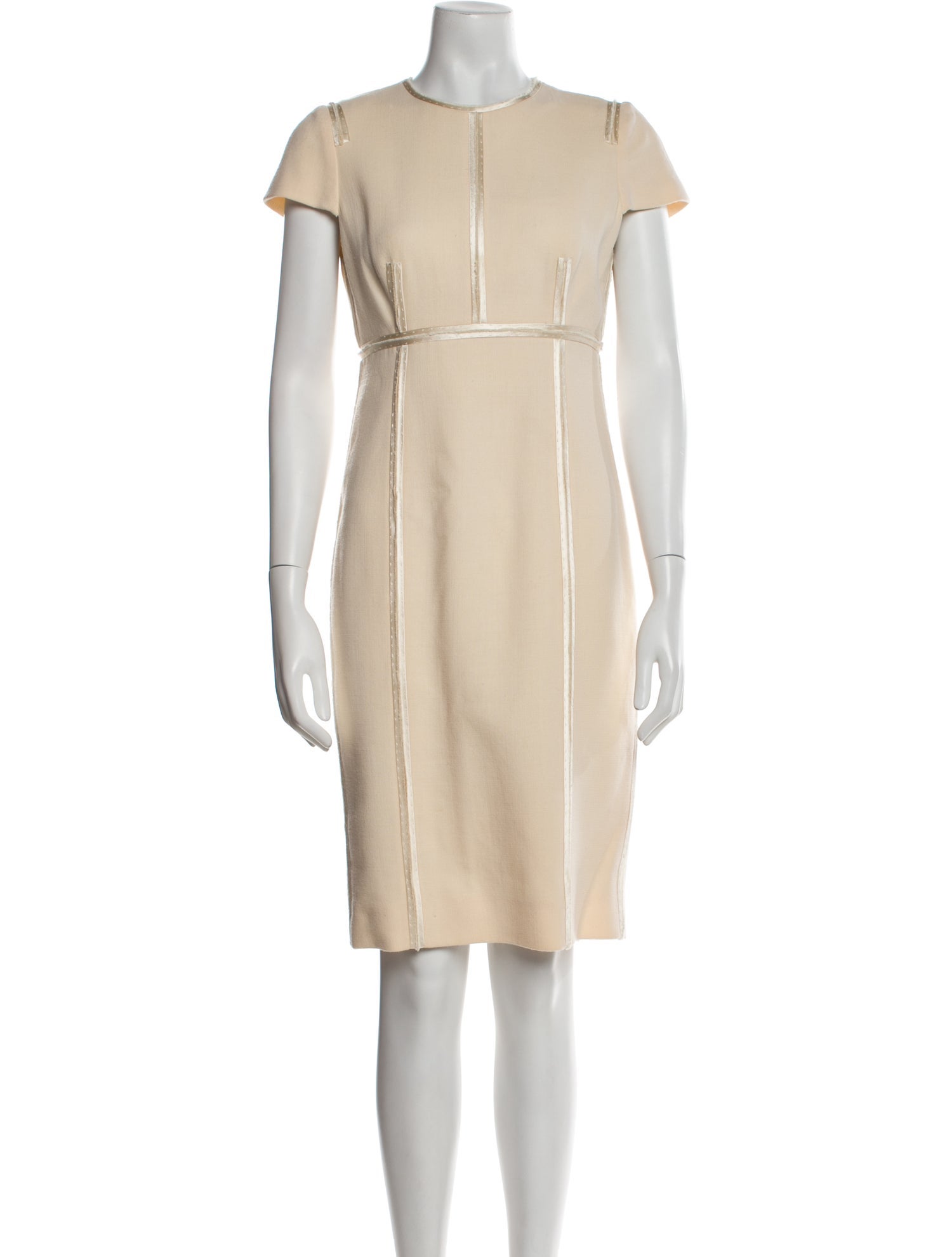 J. Mendel Wool Knee-Length Dress